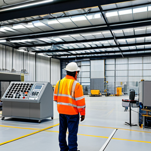 Industrial Noise Control**

"A clean, modern factory floor with workers wearing safety gear and ear protection, fully clothed, working near large machinery. Acoustic panels are visibly installed on the walls and ceilings to dampen sound. Focus on a sound level meter displaying a reduced decibel reading. Safe for work, appropriate content, professional industrial environment, perfect anatomy, natural proportions, fully clothed, well-lit, showing effective noise control measures."

**